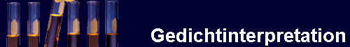 Gedichtinterpretation